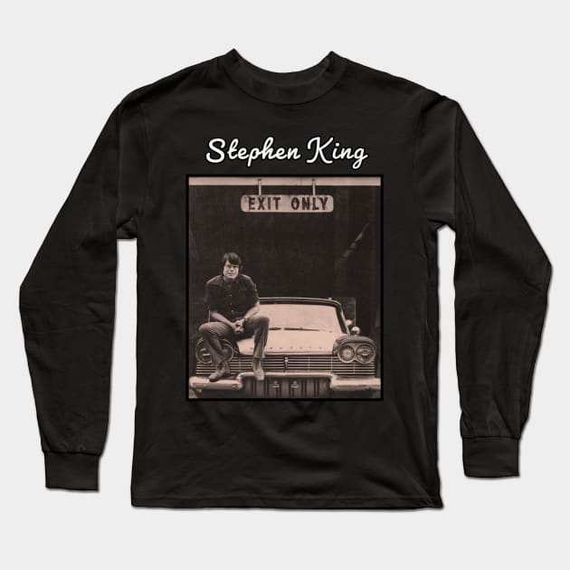 Stephen King / 1947 Long Sleeve T-Shirt by DirtyChais